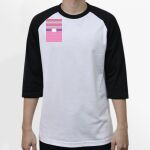 Raglan 3/4 Roundneck Shirt (White Body) Thumbnail
