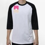 Raglan 3/4 Roundneck Shirt (White Body) Thumbnail