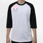 Raglan 3/4 Roundneck Shirt (White Body) Thumbnail