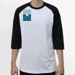 Raglan 3/4 Roundneck Shirt (White Body) Thumbnail
