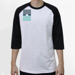 Raglan 3/4 Roundneck Shirt (White Body) Thumbnail