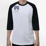 Raglan 3/4 Roundneck Shirt (White Body) Thumbnail