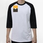 Raglan 3/4 Roundneck Shirt (White Body) Thumbnail