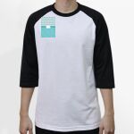 Raglan 3/4 Roundneck Shirt (White Body) Thumbnail