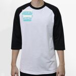 Raglan 3/4 Roundneck Shirt (White Body) Thumbnail