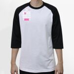 Raglan 3/4 Roundneck Shirt (White Body) Thumbnail
