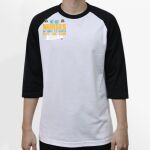 Raglan 3/4 Roundneck Shirt (White Body) Thumbnail