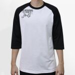 Raglan 3/4 Roundneck Shirt (White Body) Thumbnail