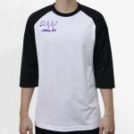 Raglan 3/4 Roundneck Shirt (White Body) Thumbnail