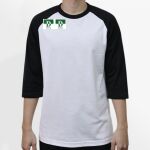 Raglan 3/4 Roundneck Shirt (White Body) Thumbnail
