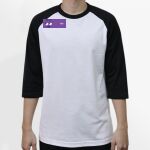 Raglan 3/4 Roundneck Shirt (White Body) Thumbnail