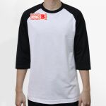 Raglan 3/4 Roundneck Shirt (White Body) Thumbnail