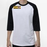 Raglan 3/4 Roundneck Shirt (White Body) Thumbnail