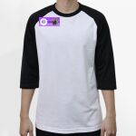 Raglan 3/4 Roundneck Shirt (White Body) Thumbnail