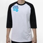 Raglan 3/4 Roundneck Shirt (White Body) Thumbnail