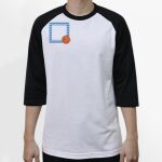 Raglan 3/4 Roundneck Shirt (White Body) Thumbnail