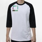 Raglan 3/4 Roundneck Shirt (White Body) Thumbnail