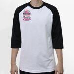 Raglan 3/4 Roundneck Shirt (White Body) Thumbnail