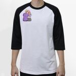 Raglan 3/4 Roundneck Shirt (White Body) Thumbnail