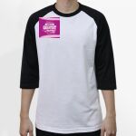 Raglan 3/4 Roundneck Shirt (White Body) Thumbnail