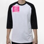 Raglan 3/4 Roundneck Shirt (White Body) Thumbnail