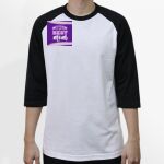 Raglan 3/4 Roundneck Shirt (White Body) Thumbnail