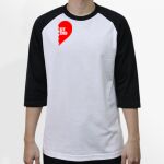 Raglan 3/4 Roundneck Shirt (White Body) Thumbnail