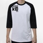 Raglan 3/4 Roundneck Shirt (White Body) Thumbnail