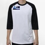 Raglan 3/4 Roundneck Shirt (White Body) Thumbnail