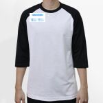 Raglan 3/4 Roundneck Shirt (White Body) Thumbnail
