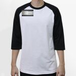 Raglan 3/4 Roundneck Shirt (White Body) Thumbnail