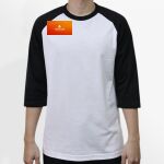 Raglan 3/4 Roundneck Shirt (White Body) Thumbnail