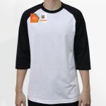 Raglan 3/4 Roundneck Shirt (White Body) Thumbnail