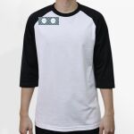 Raglan 3/4 Roundneck Shirt (White Body) Thumbnail