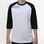 Raglan 3/4 Roundneck Shirt (White Body) Thumbnail