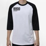 Raglan 3/4 Roundneck Shirt (White Body) Thumbnail
