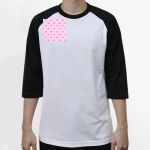 Raglan 3/4 Roundneck Shirt (White Body) Thumbnail