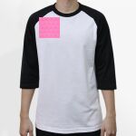 Raglan 3/4 Roundneck Shirt (White Body) Thumbnail