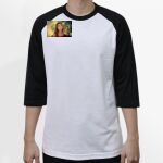 Raglan 3/4 Roundneck Shirt (White Body) Thumbnail
