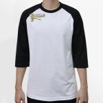 Raglan 3/4 Roundneck Shirt (White Body) Thumbnail