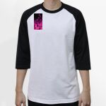 Raglan 3/4 Roundneck Shirt (White Body) Thumbnail