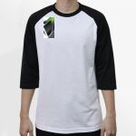 Raglan 3/4 Roundneck Shirt (White Body) Thumbnail