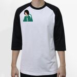Raglan 3/4 Roundneck Shirt (White Body) Thumbnail