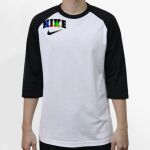 Raglan 3/4 Roundneck Shirt (White Body) Thumbnail