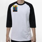 Raglan 3/4 Roundneck Shirt (White Body) Thumbnail