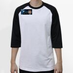 Raglan 3/4 Roundneck Shirt (White Body) Thumbnail