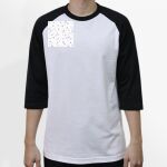 Raglan 3/4 Roundneck Shirt (White Body) Thumbnail
