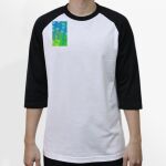 Raglan 3/4 Roundneck Shirt (White Body) Thumbnail