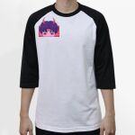 Raglan 3/4 Roundneck Shirt (White Body) Thumbnail
