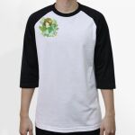 Raglan 3/4 Roundneck Shirt (White Body) Thumbnail